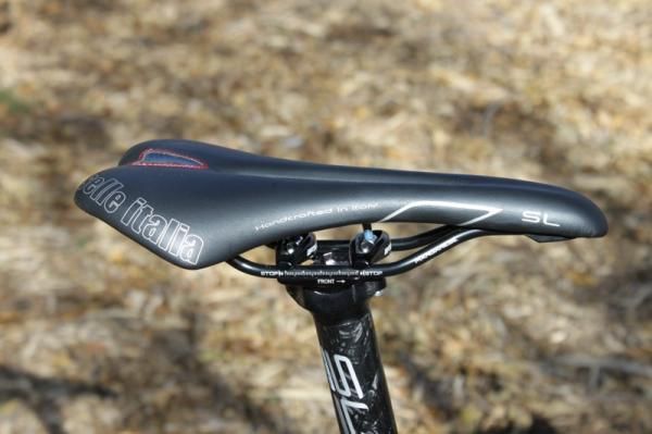 Selle Italia's SL saddle has a bit more padding than the SLR