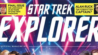 Slice of the cover for Titan&#039;s &quot;Star Trek Explorer #14&quot;