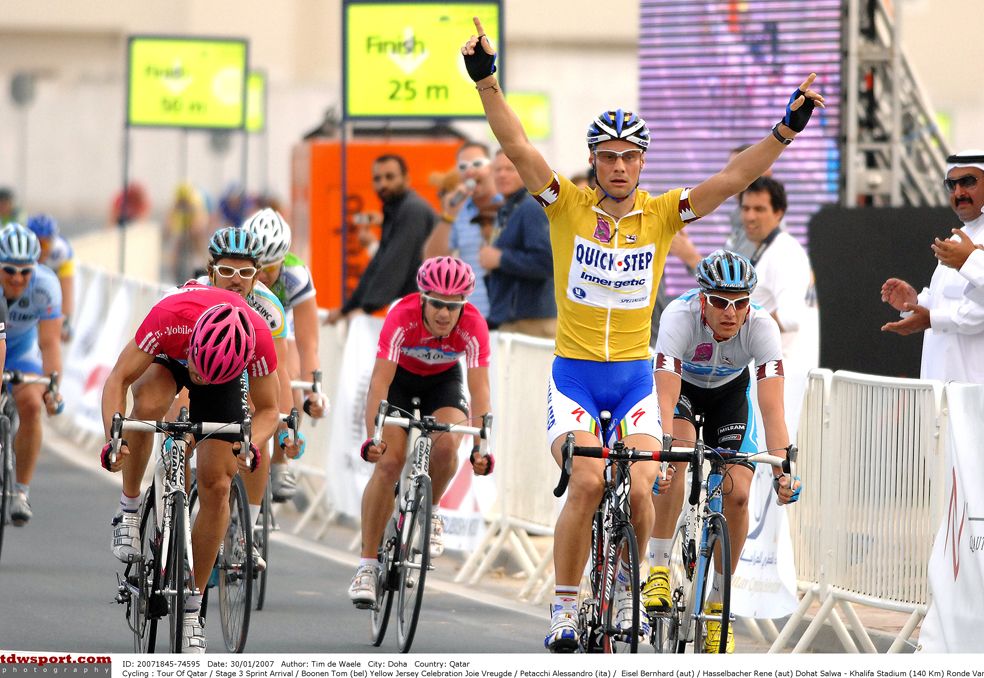 Tour of Qatar victory, 2007
