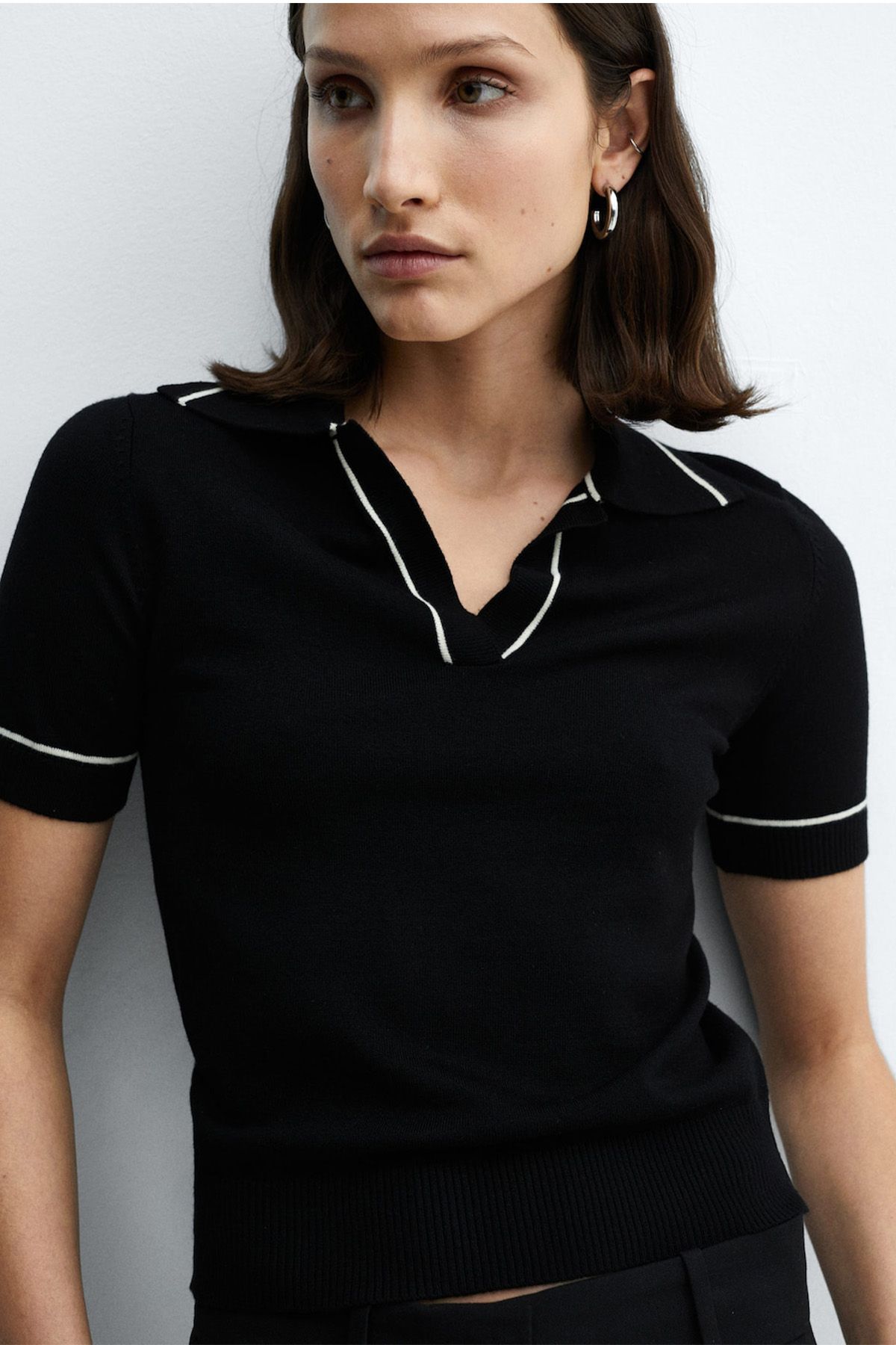 knit polo