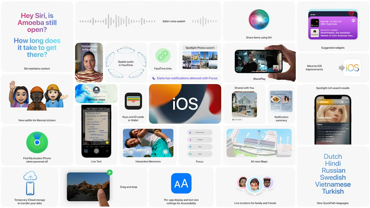 iOS 15 at WWDC 2021