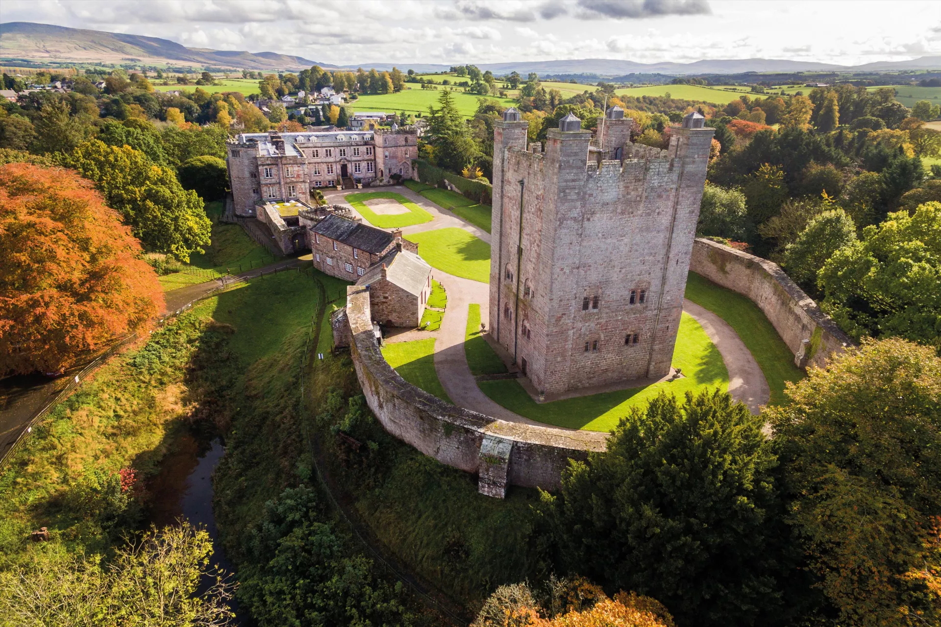 An exterior shot of Norman Appleby Castle