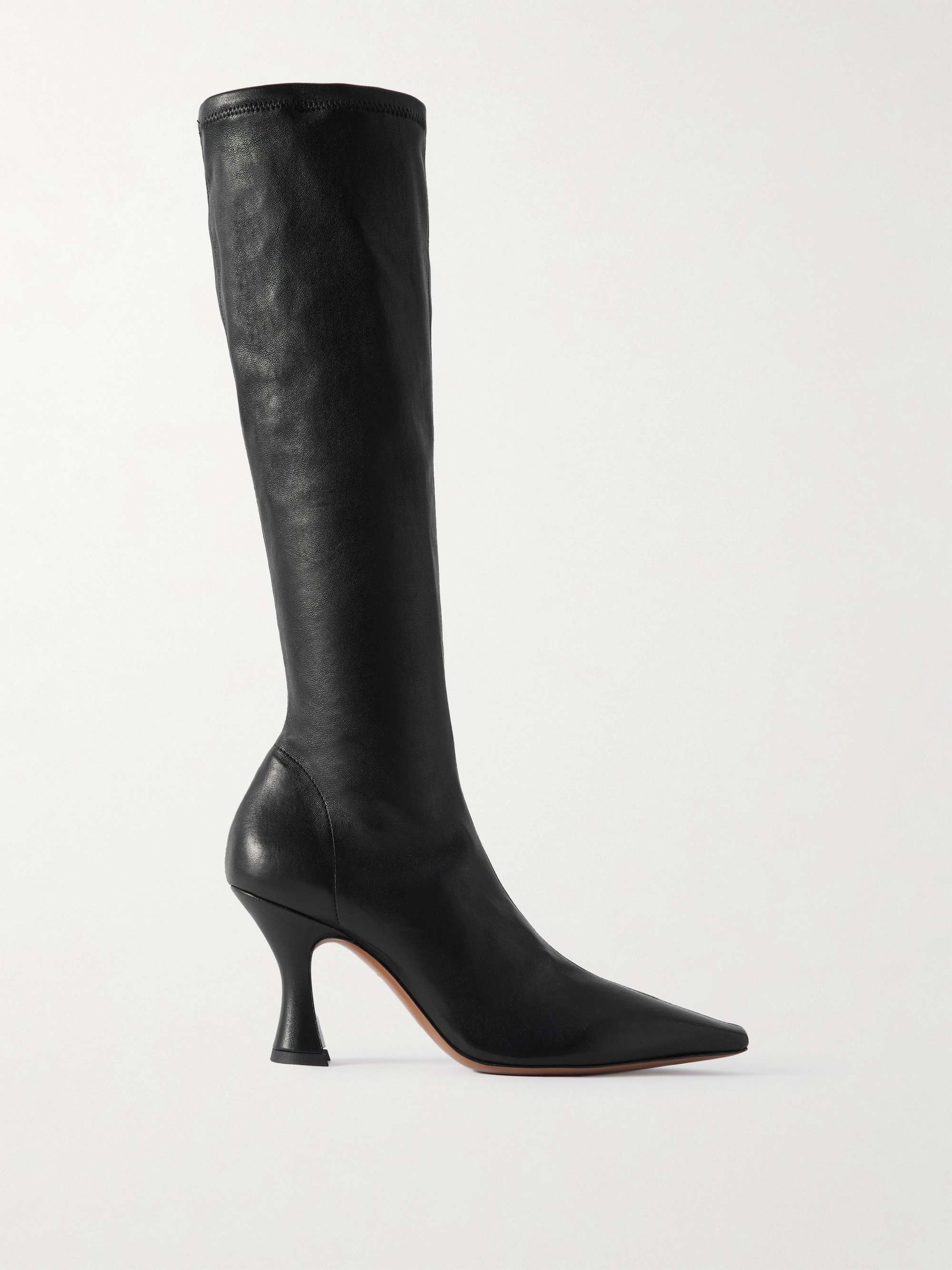 Ran Leather Knee Boots