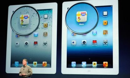 On first glance, the new iPad may look like its predecessor, but it actually boasts a retina display that has double the resolution of the iPad 2.