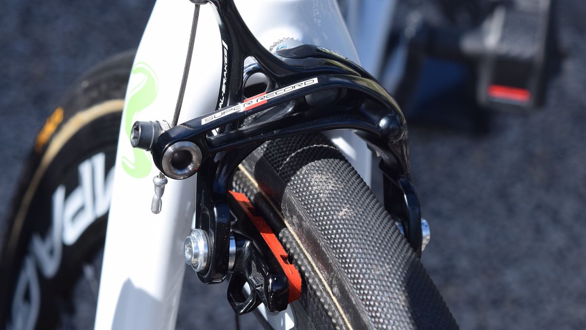 Campagnolo's Super Record skeleton brakes