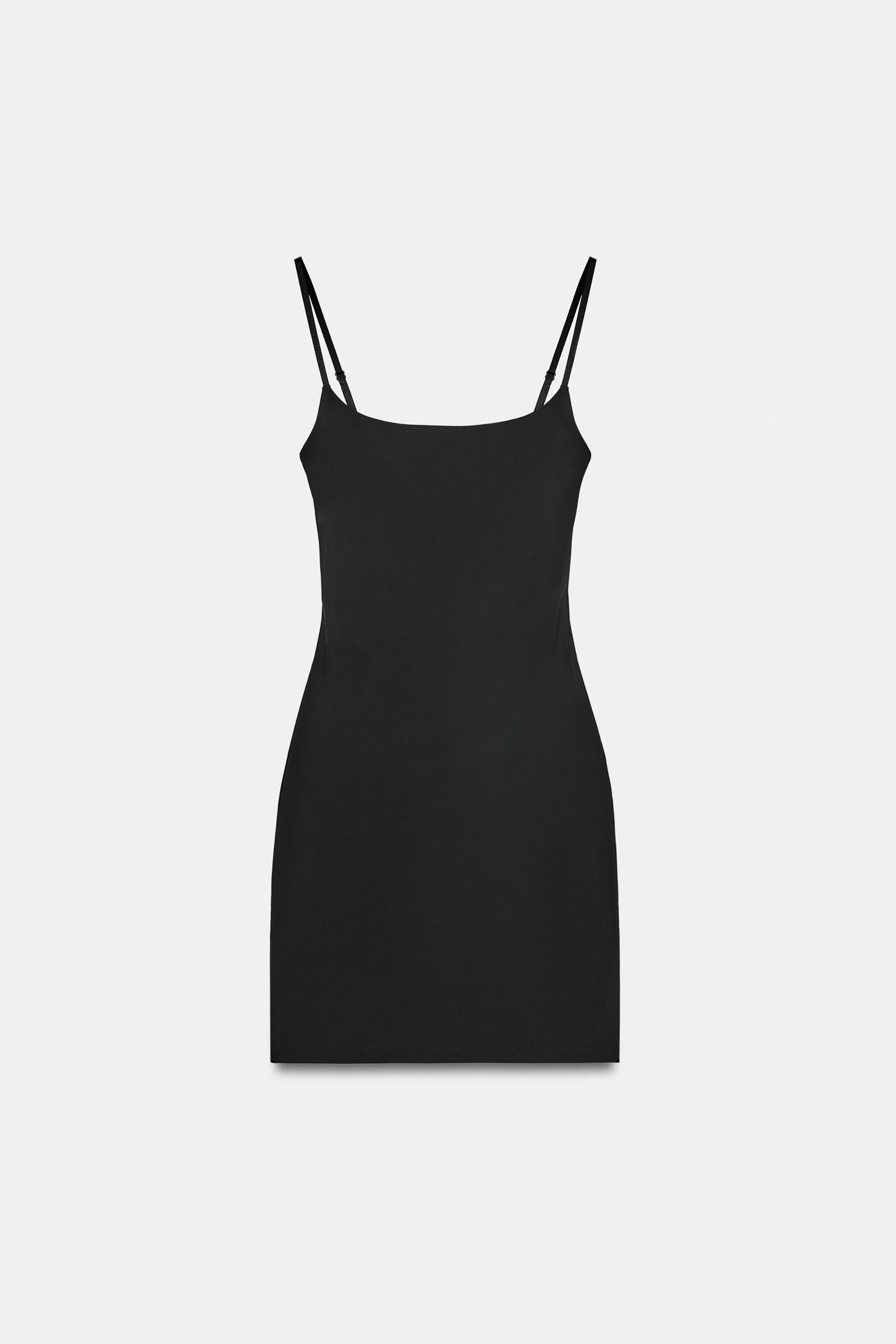 Polyamide Blend Strap Dress