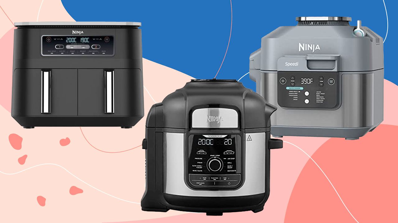 Image of different picks of the best Ninja appliances on background