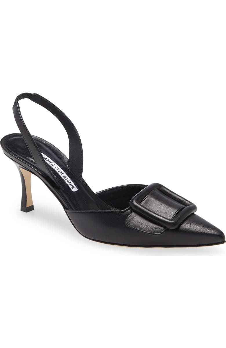 Maysli Buckle Slingback Pointed Toe Pump