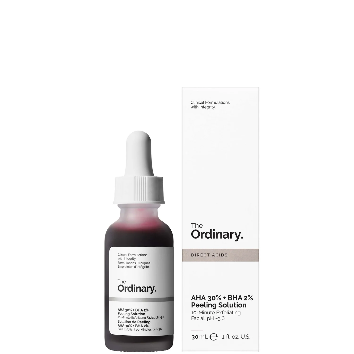 The Ordinary Aha 30% + Bha 2% Peeling Solution 30ml