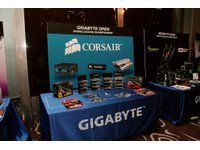 Corsair exhibited its products including DDR2 and DDR3 RAM and power supply devices.