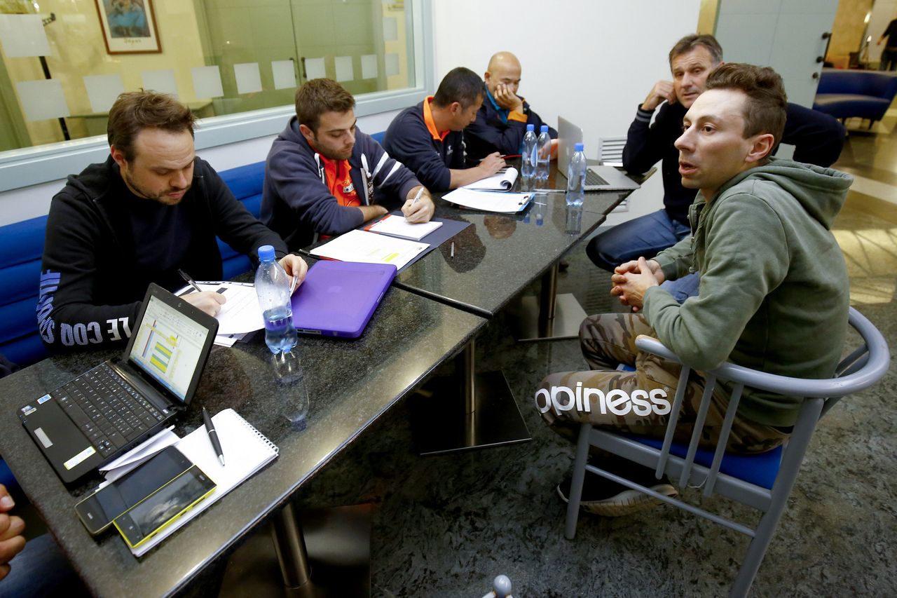 Ivan Santaromita talks 2017 plans with members of his new team