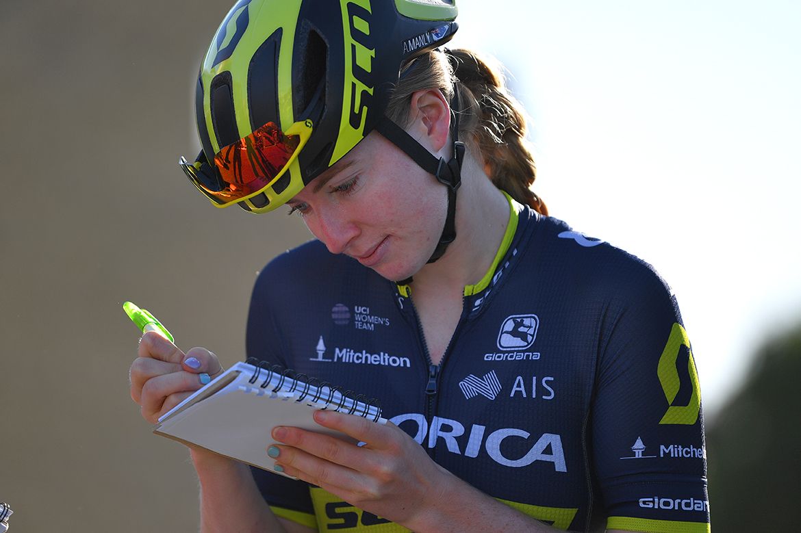 Signing some autographs ahead of the race