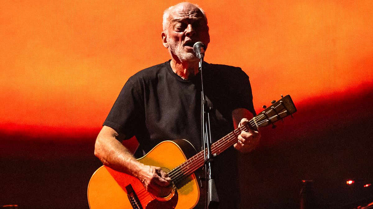 David Gilmour performs during the David Gilmour concert as part of the Luck and Strange tour at Madison Square Garden on November 04, 2024 in New York, New York.