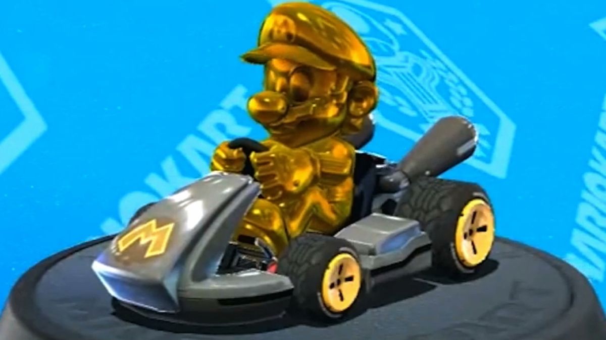 gold mario mario kart 8 deluxe