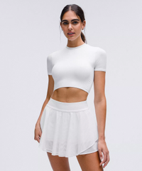 Lululemon Wundermost Ultra-Soft Nulu Cropped T-Shirt