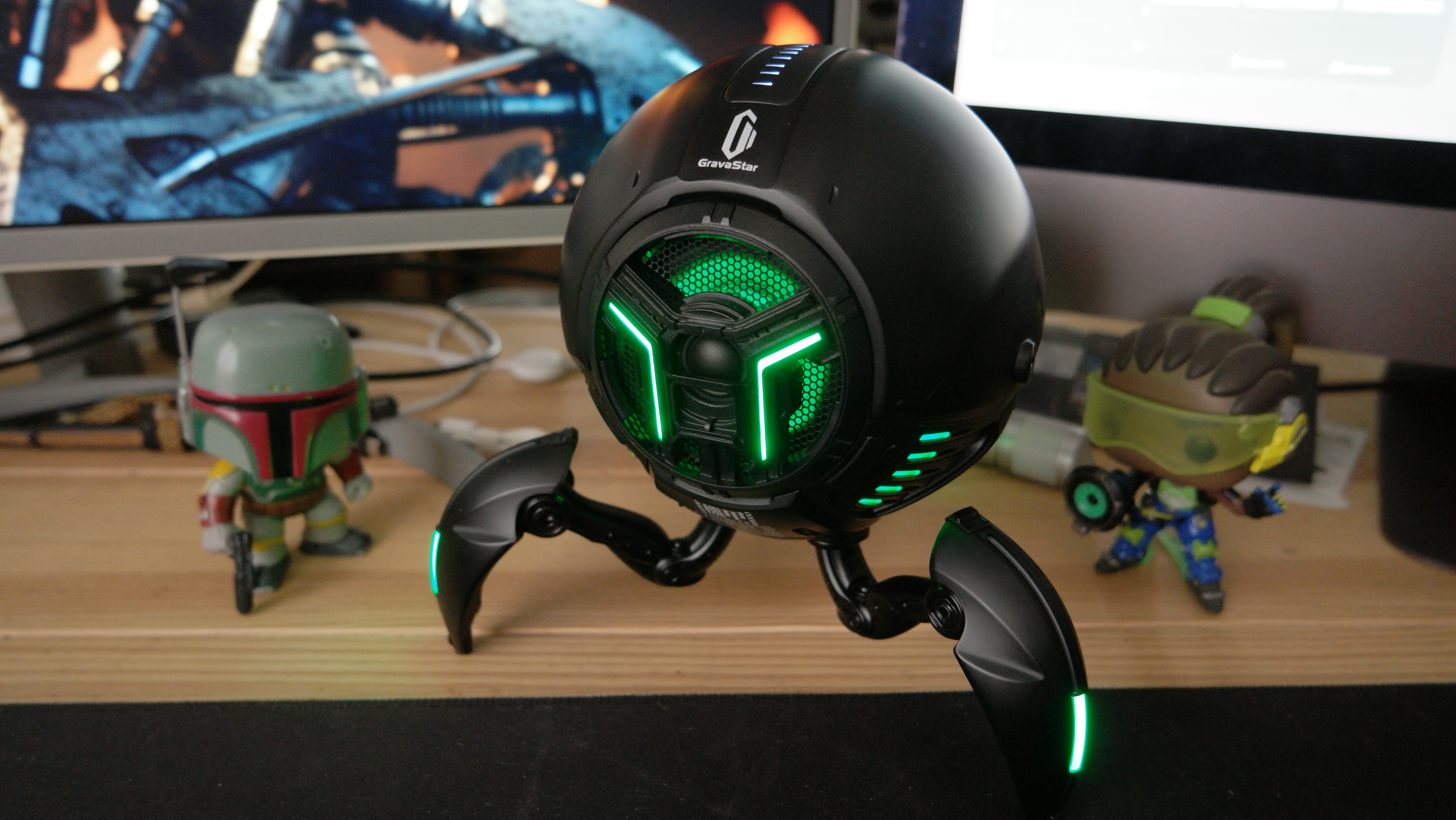 Gravastar Mars Pro V2 RGB green lighting