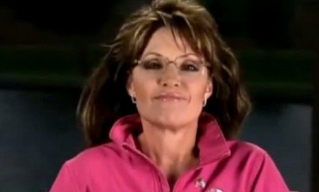 Sarah Palin took a swipe at outgoing CBS News anchor Katie Couric&amp;#039;s reliance on a teleprompter, questioning her value as a &amp;quot;storyteller.&amp;quot;