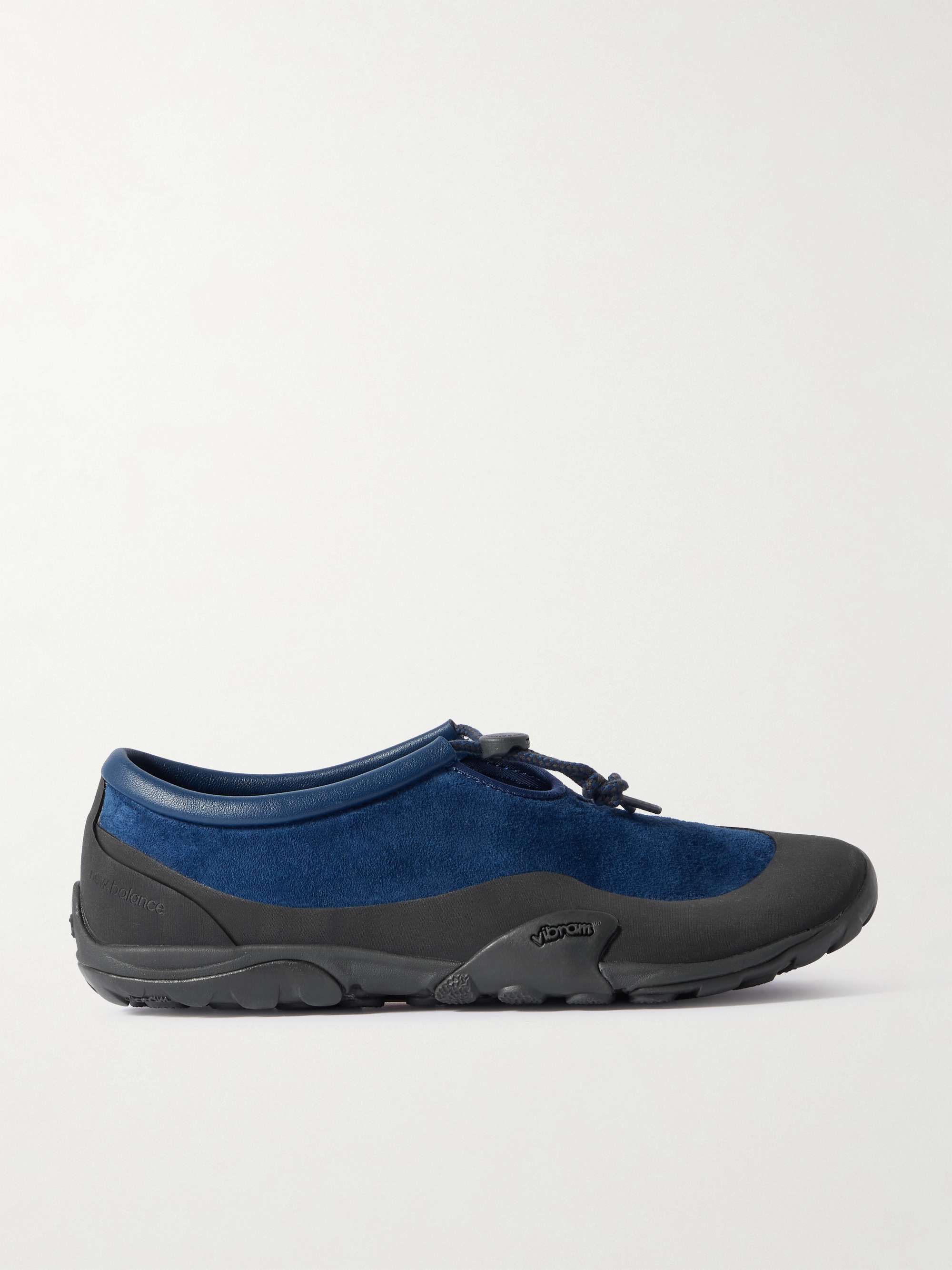 + Tokyo Design Studio Minimus Shell and Suede Slip-On Sneakers