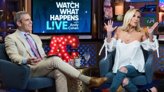 Andy Cohen and Romana Singer on WWHL together