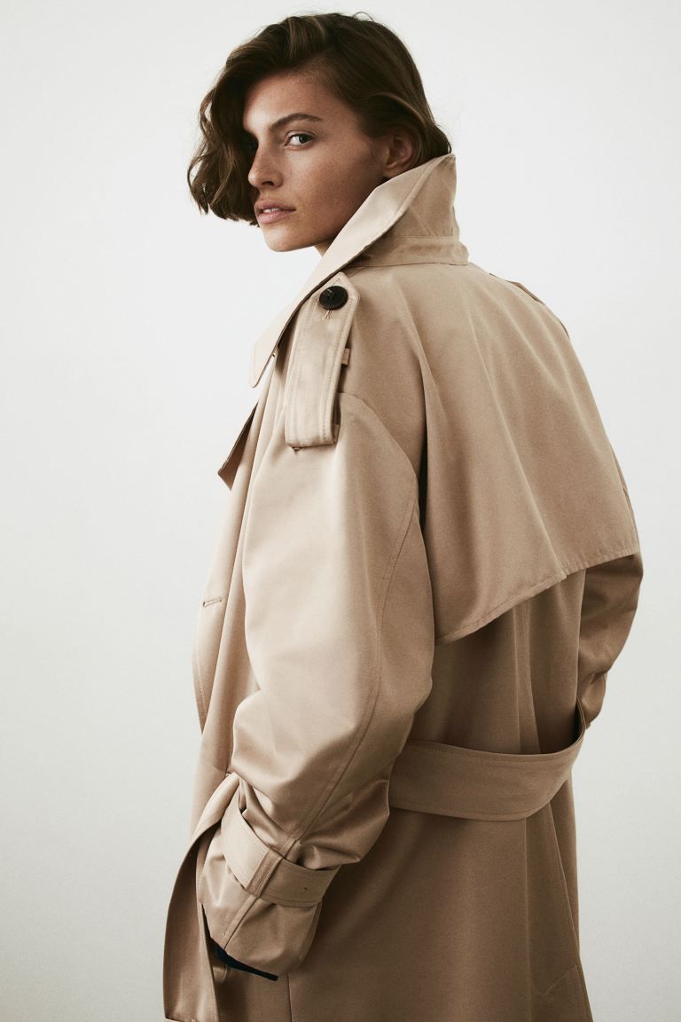 Double-Breasted Trench Coat
