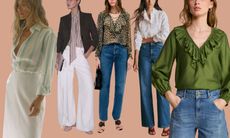 Image of tops to wear with jeans