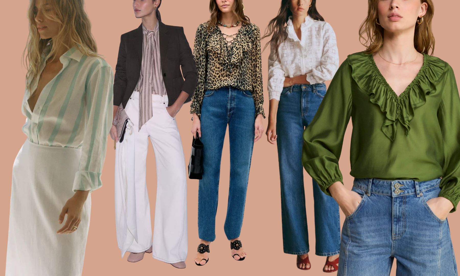 Image of tops to wear with jeans