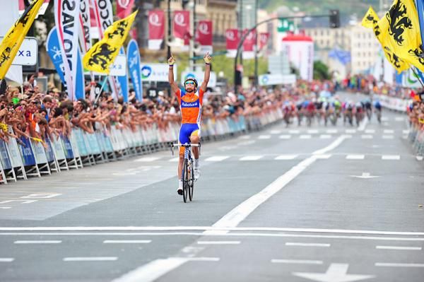 For the second time in his career, Luis Leon Sanchez (Rabobank) has won in San Sebastian.