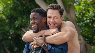 Kevin Hart as Sonny and Mark Wahlberg as Huck in Me Time