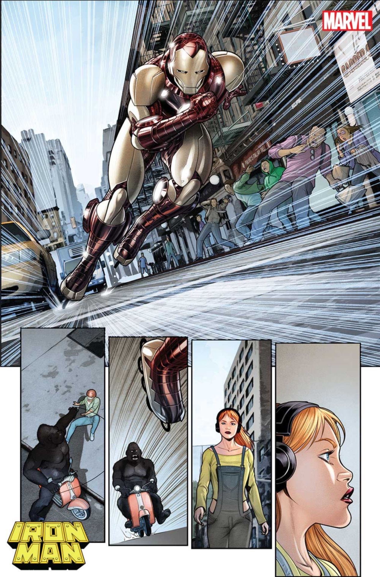 Iron Man #20 interior pages