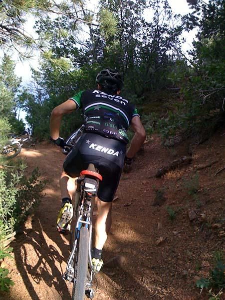 Some technical riding in Colorado Springs, Colorado