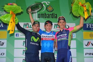 The Il Lombardia podium