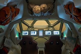 Interior of Mars Rover