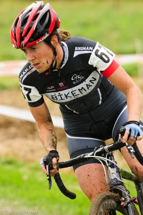 Catherine Sterling (Bikeman.com) rode impressively today.