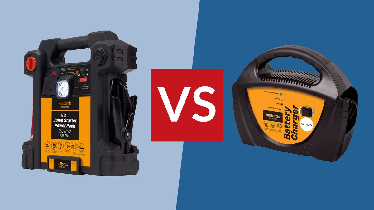 Portable Jump Starter vs Battery Charger: what's the difference and which  is best for you?