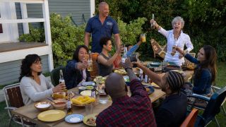 The Toretto family celebrates at their cookout in Fast X.