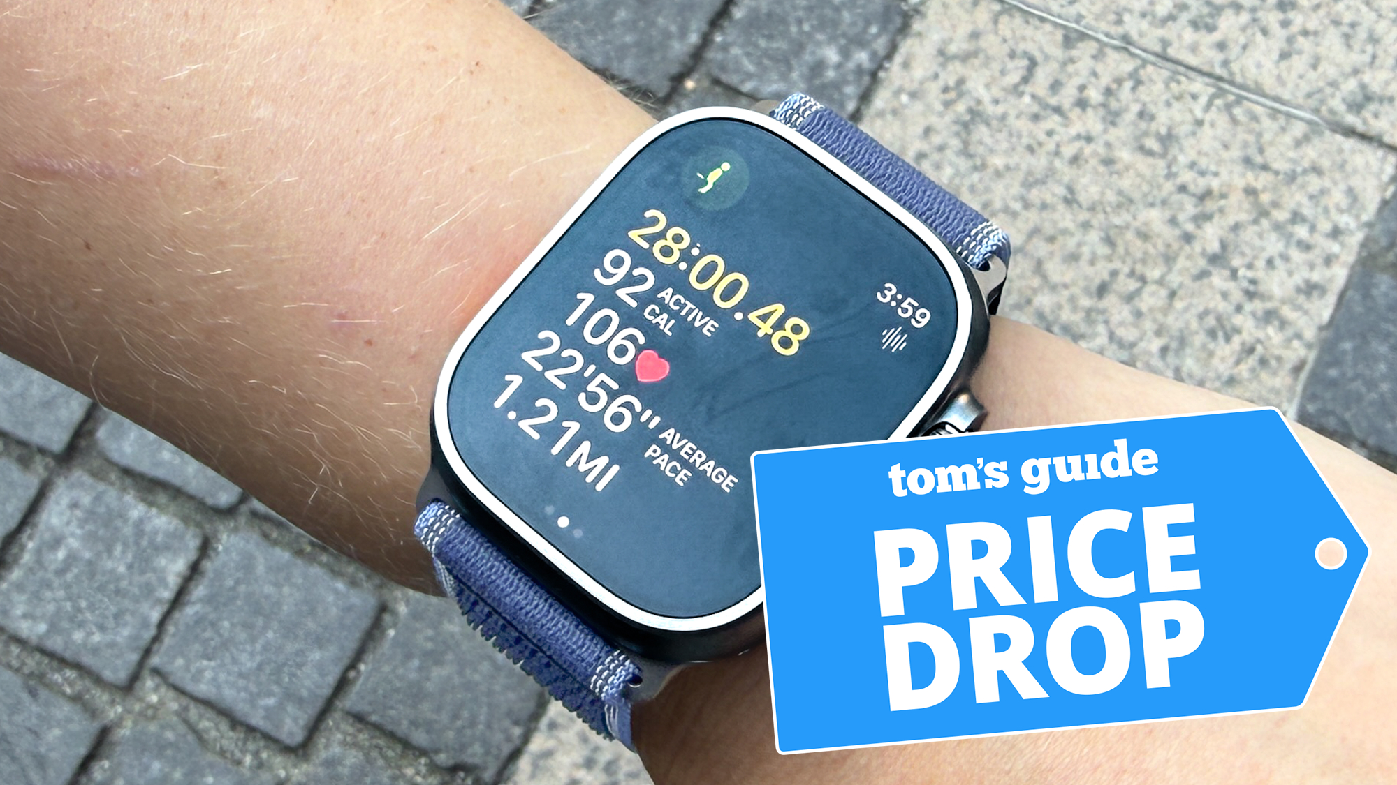 Apple Watch Ultra 3 shown on wrist