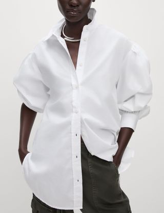 Pure Cotton Oversized Shirt