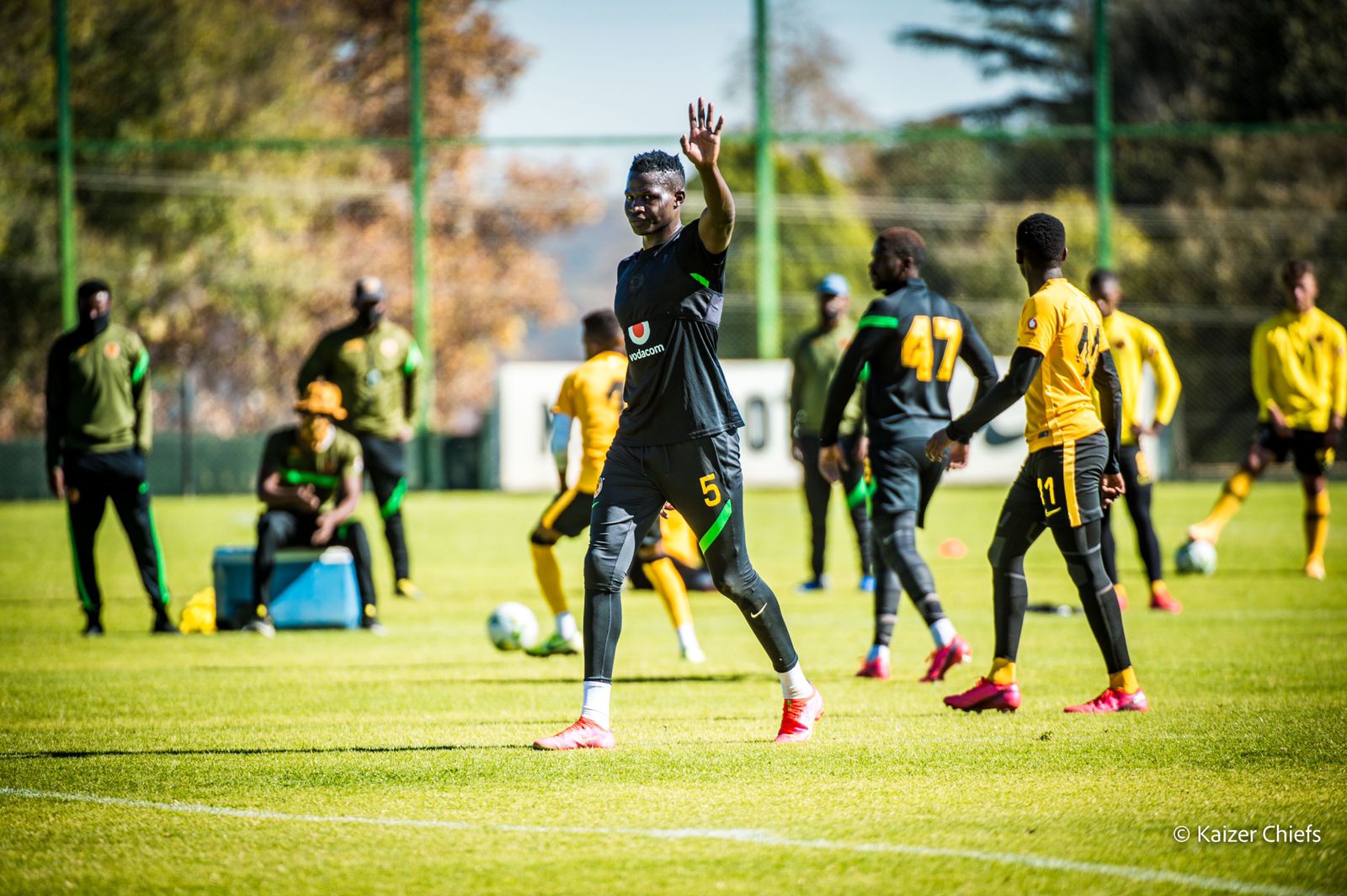 Kaizer Chiefs training session