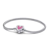 Keith Haring™ x Pandora Moments Radiant Heart Snake Chain Bracelet, £80 | Pandora