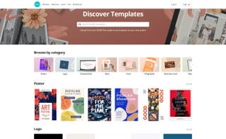 Free graphic design templates: Canva