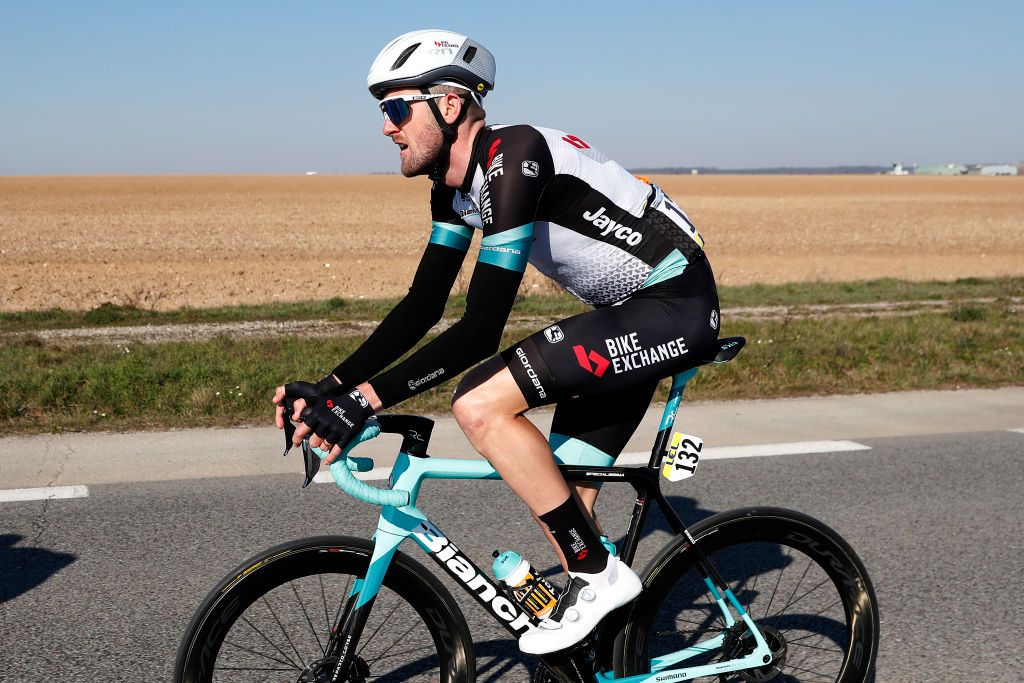 SAINTCYRLECOLE FRANCE MARCH 07 Luke Durbridge of Australia and Team BikeExchange during the 79th Paris Nice 2021 Stage 1 a 166km stage from SaintCyrlEcole to SaintCyrlEcole ParisNice on March 07 2021 in SaintCyrlEcole France Photo by Bas CzerwinskiGetty Images