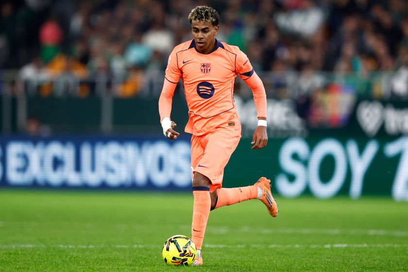 Barcelona winger Lamine Yamal