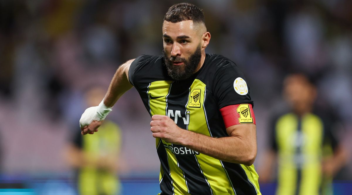 Karim Benzema of Al-Ittihad, December 2023