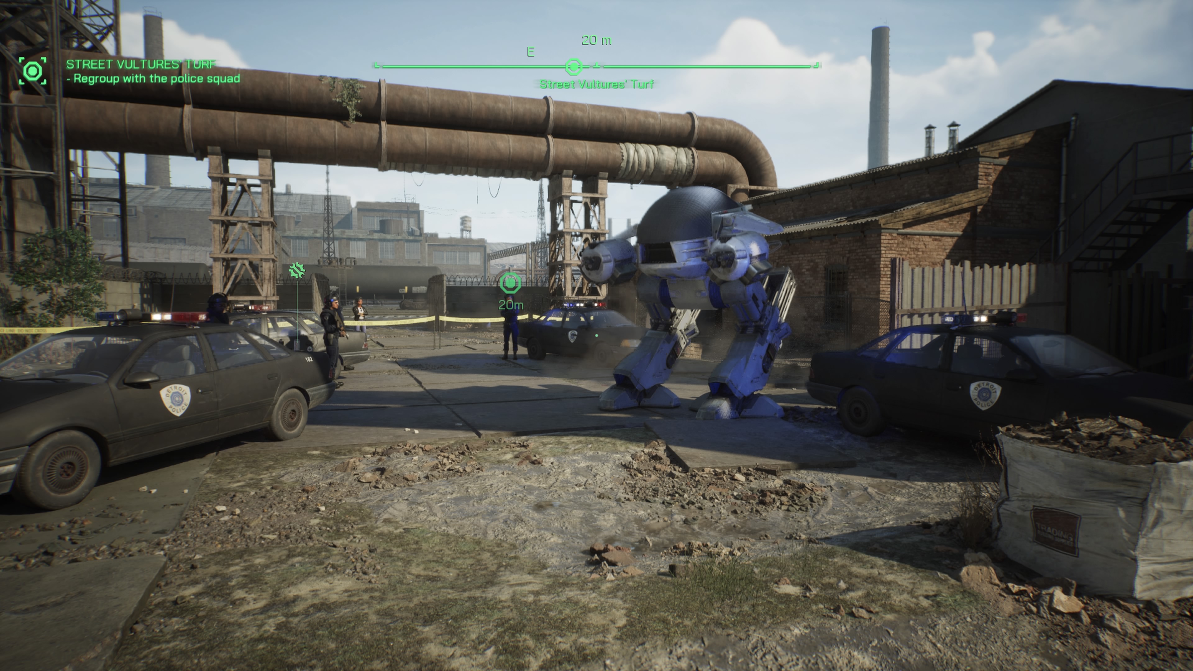 Zrzut ekranu Robocop Rogue City na PS5