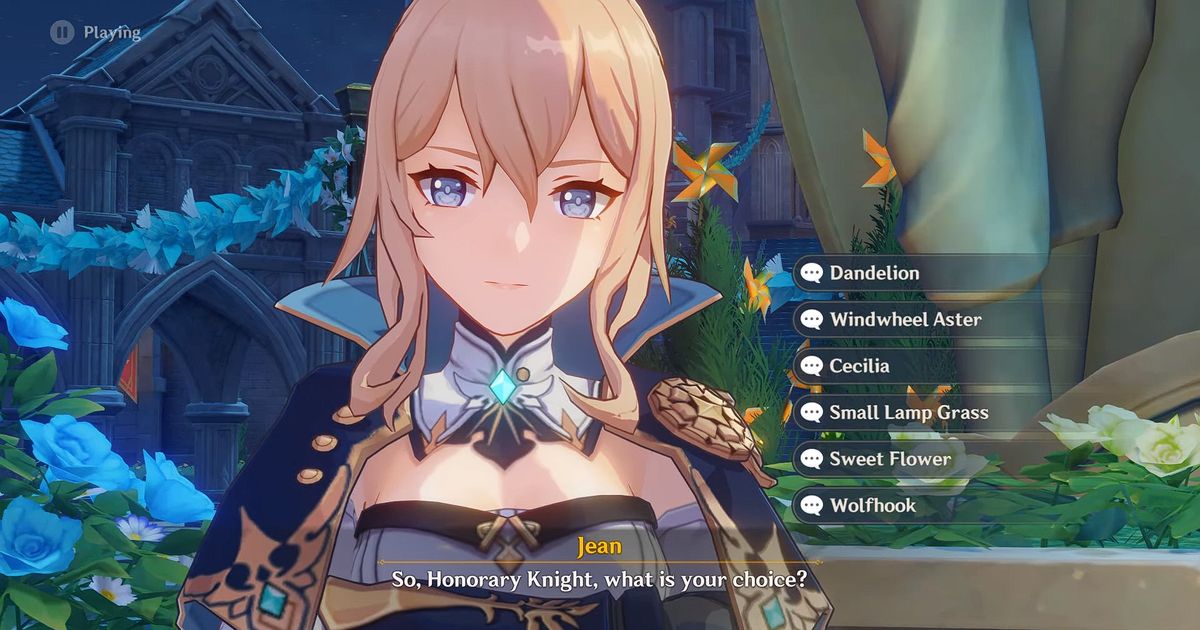 Genshin Impact Windblume Flower Choice guide | PC Gamer