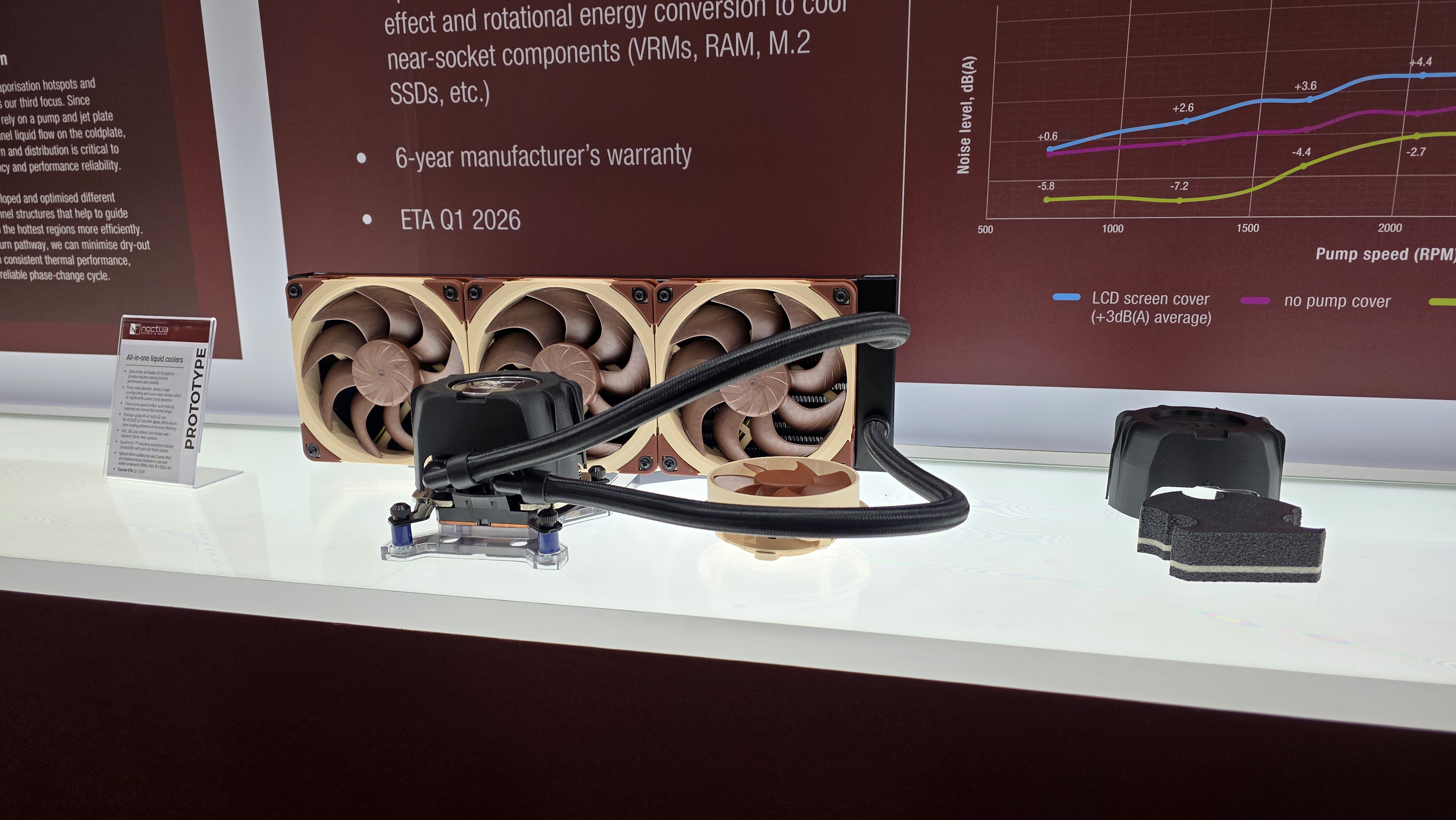 Noctua&#039;s upcoming AIO liquid cooler