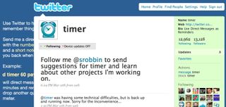 Twitter Timer (Reminders)