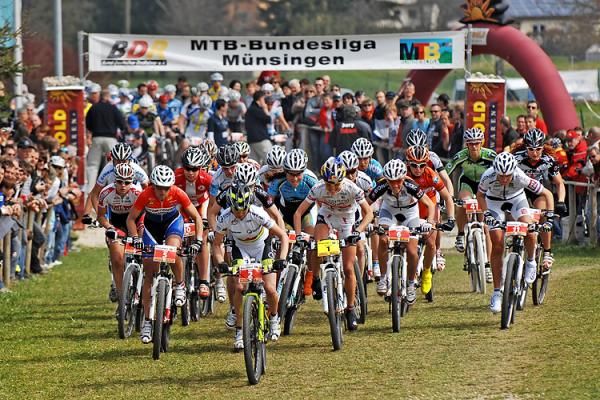 The elite women are off at the Muensingen cross country