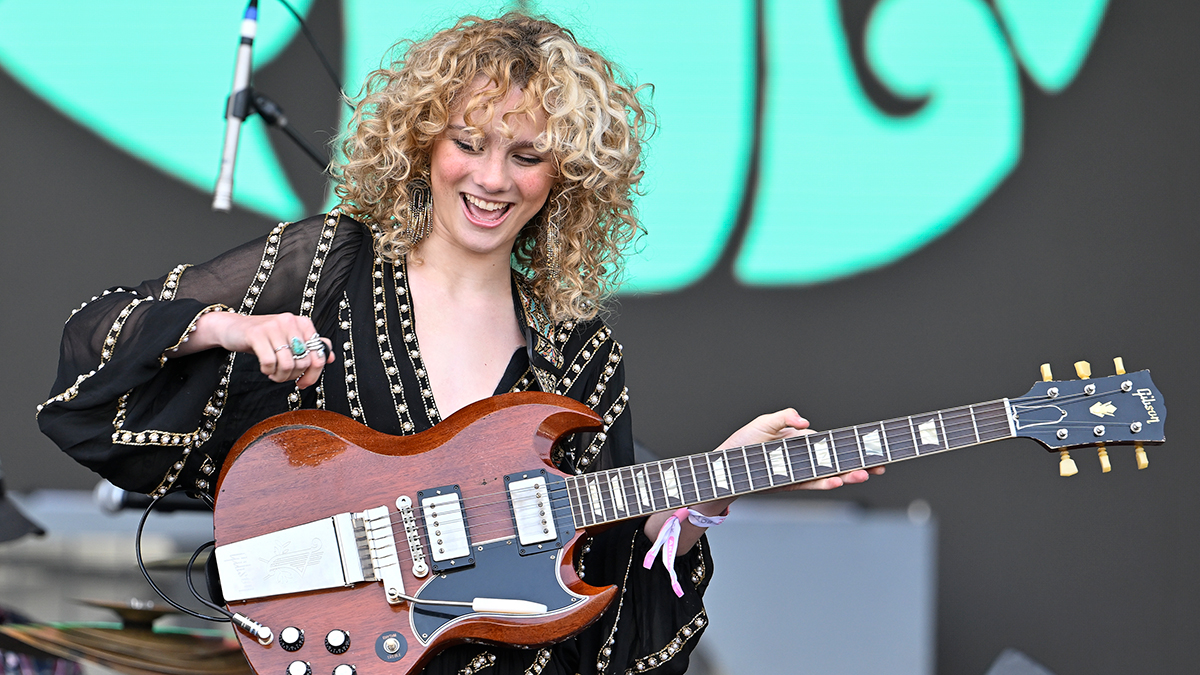 Grace Bowers performs on Day 1 of BottleRock Napa Valley at Napa Valley Expo on May 24, 2024 in Napa, California