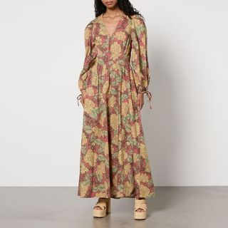 Stella Nova Floral-Print Cotton Maxi Dress